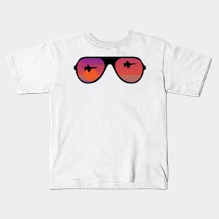 pilot glasses Kids T-Shirt